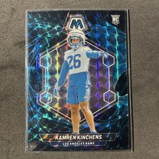 2024 Mosaic #379 Kamren Kinchens Rookie RC Rare Genesis Prizm SSP Case Hit Rams!
