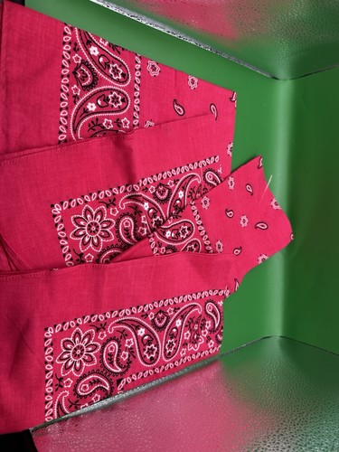 JUEGO DE 4 BUFANDAS ROSA CALIENTE Nuevo sin etiquetas, 20"X20" - Imagen 2 de 6