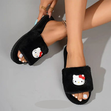 Hello Kitty Slip-On Slippers, Size 7.5 - 8