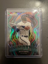 2022 Panini Prizm - Illumination Bryce Harper #IL-15 Green Prizm