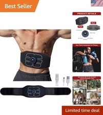 Compact Ab Stimulator Machine - Adjustable, User-Friendly for Effective Workouts