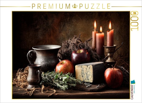 Puzzle Calvendo Chaleur Du PoêLe & Vin Sombre, PléNitude Automnale à La Lueur De-image