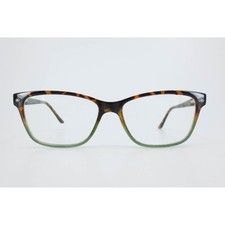 Oscar de la Renta OG7018 TO/BL Tortoise Green Cat Eye Eyeglasses 52-14-140