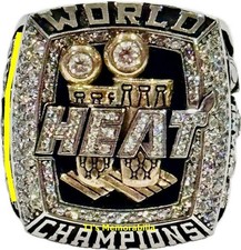 2013 MIAMI HEAT NBA BASKETBALL CHAMPIONS CHAMPIONSHIP RING & PRESENTATION BOX