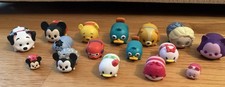 Lot of 16- Disney Tsum Tsum Mini Vinyl Figures -Elsa, Pooh, Dalmations, Lady  
