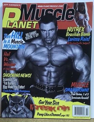 PLANET MUSCLE bodybuilding fitness magazine DAN HILL  & LARISSA REIS 10-10