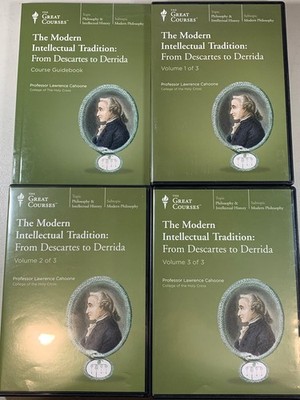 Great Courses Modern Intellectual Tradition: From Descartes to Derrida CD / Book