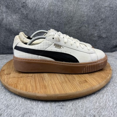 Gum Sole Puma Suede Platform Core Women Shoes Puma Basket Platform