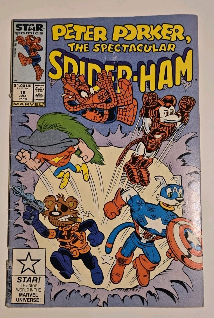 Marvel Peter Porker, the Spectacular Spider-Ham #16 (1986) Comic Book