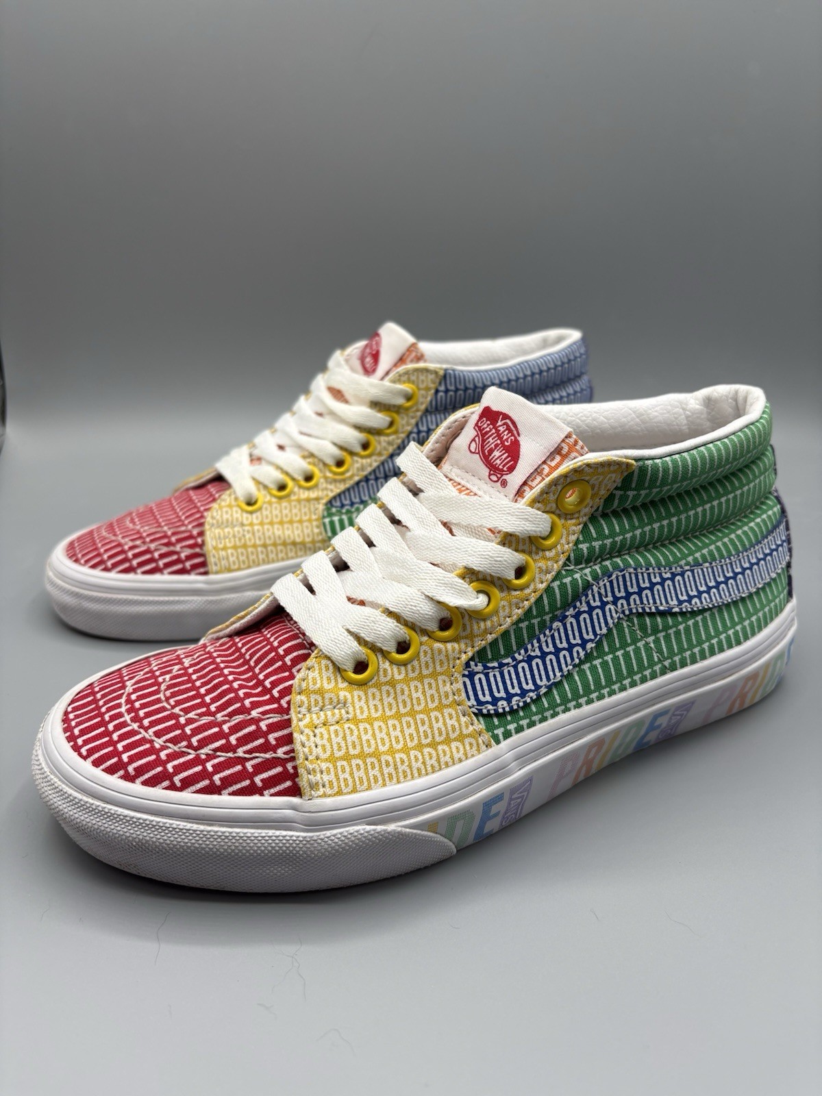 Vans Sk8-Mid Pride Rainbow Patchwork Limited Rele… - image 1