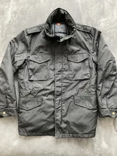 C.P. Company M-65 Field Lined Jacket Mens Size 54 ( XL) Nylon Hooded  Black