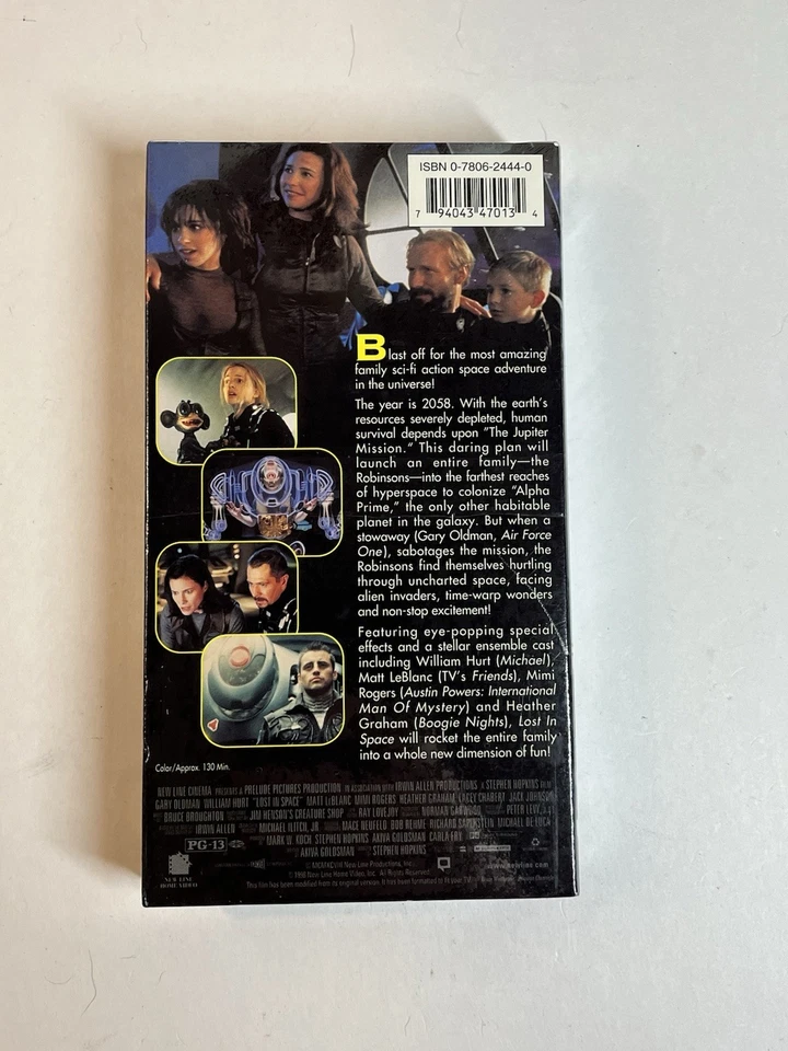 Lost In Space (VHS, 1998, Widescreen) - New Factory Sealed - Image 3 of 4