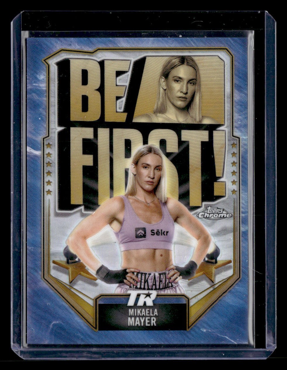2024 Topps Chrome Mikaela Mayer #BF-3 Be First! Case Hit