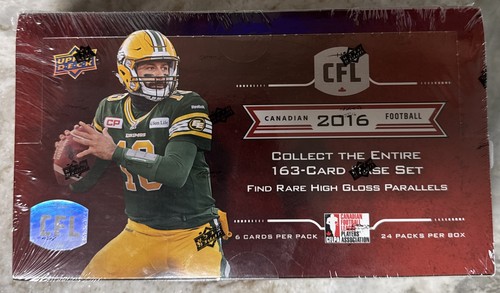 2016 Upper Deck Canadian Football League (CFL)-Factory Sealed Hobby Box Rare🔥🔥