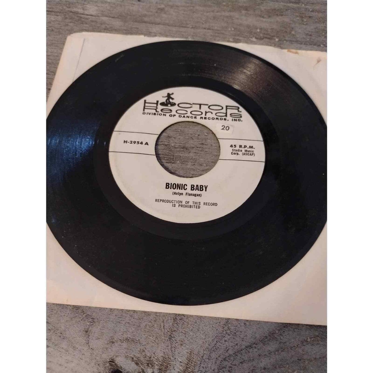 Happy Jack in the Box Bionic Baby Hector Records 45 RPM H-2954 | eBay