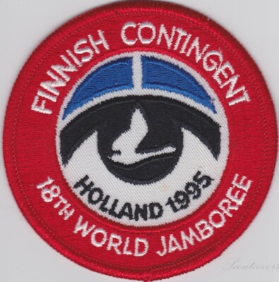 18th World Jamboree 1995 Netherlands, Finland Contingent Patch