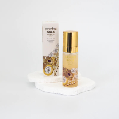 Klara Cosmetics Mumbai Gold Spray - Makeup Setting Spray Long Lasting