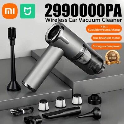2990000pa 4-In-1 High Power Durable Car Hoover Blowing Suction Dual-Use Cordless