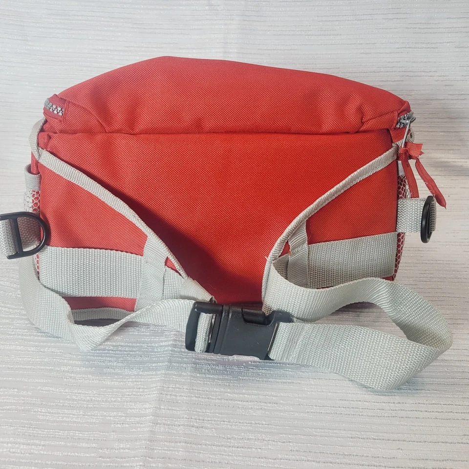 Vintage Ray Ban Riñonera Cintura Bolso Mochila Conversión Rojo Gris Foto 3 de 4