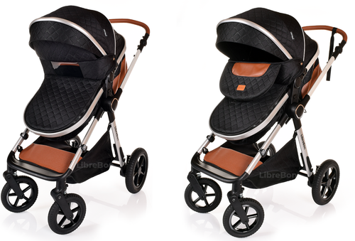 Baby Pram Buggy 3 in 1 Travel System Car Seat Folding Pushchair Reversible - Picture 63 of 117