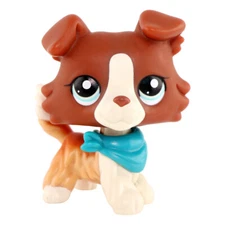 Mini Pet Shop lps Collie #1542 Rare LPS Figure with Accessory Bobble Head