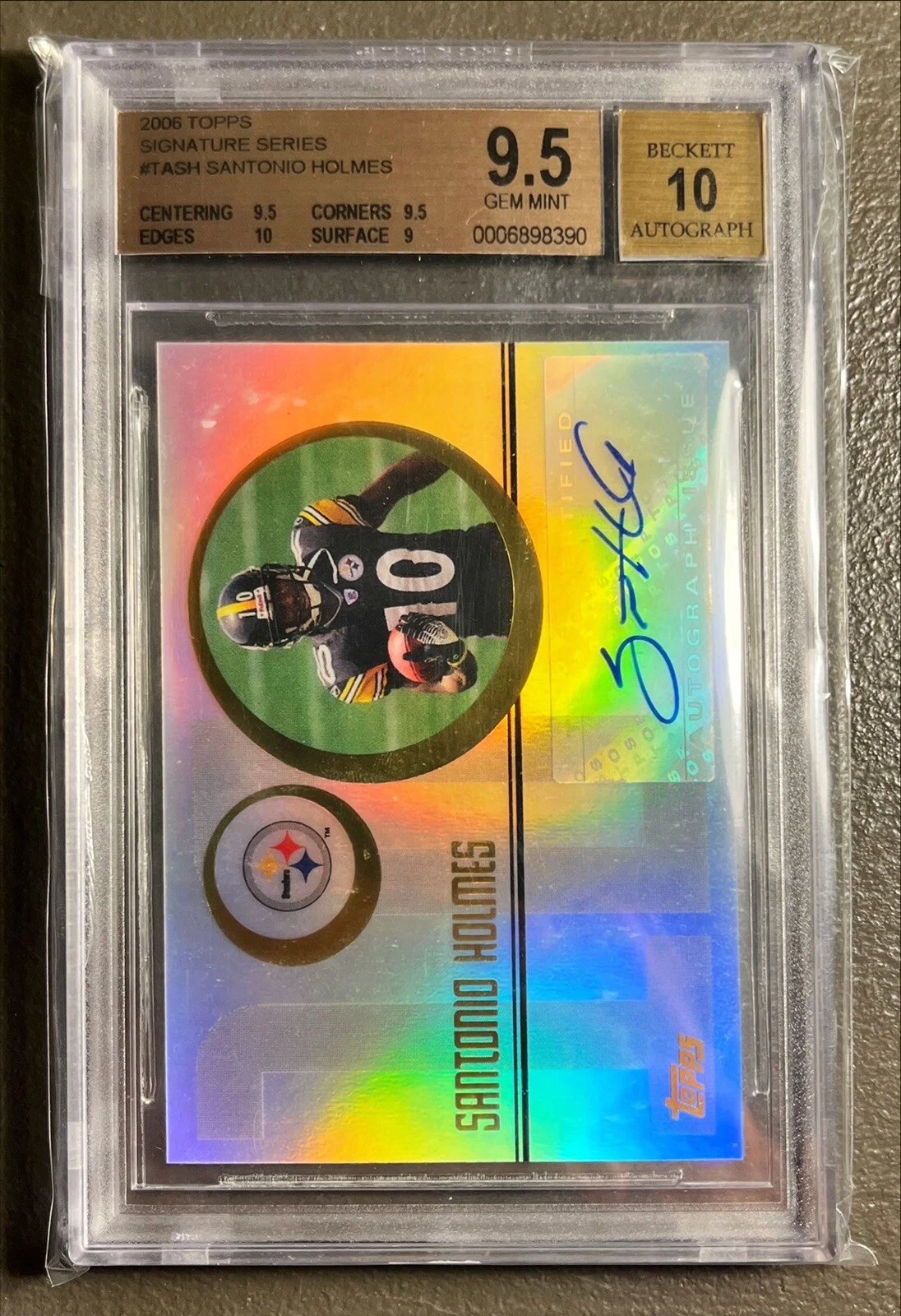 Santonio Holmes Topps Signature Series #TASH Base