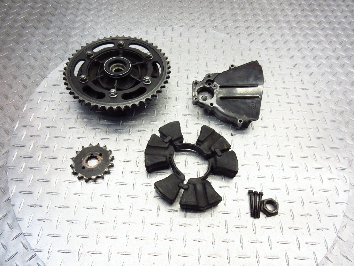 1987 87-90 Kawasaki ZX750F ZX750R Lot Front Cover Rear Sprocket