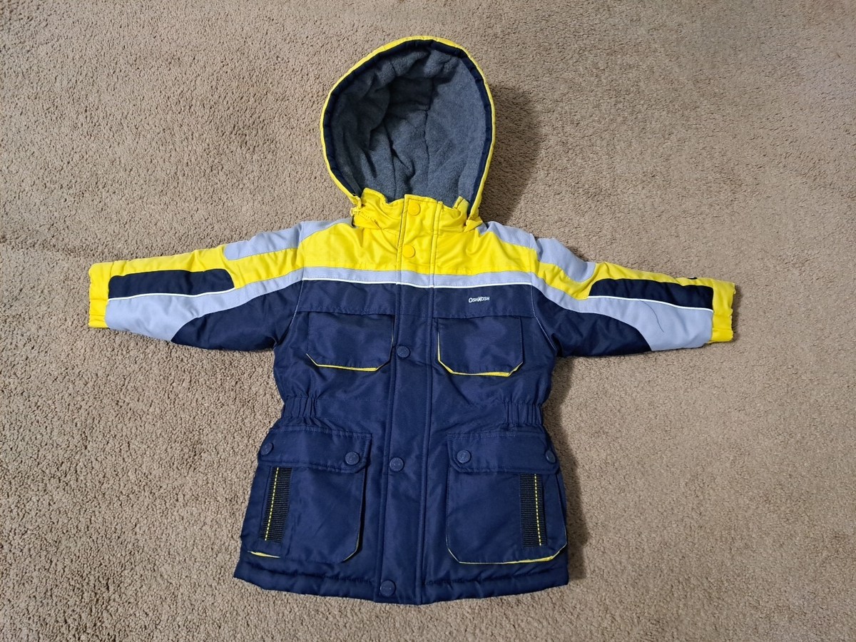 ジャケット・アウター 70's OSHKOSH B'GOSH cover all Oshkosh Bigosh Jacket Boys Blue Size 4 Zip Up Coat Kids Dk 95 Pro