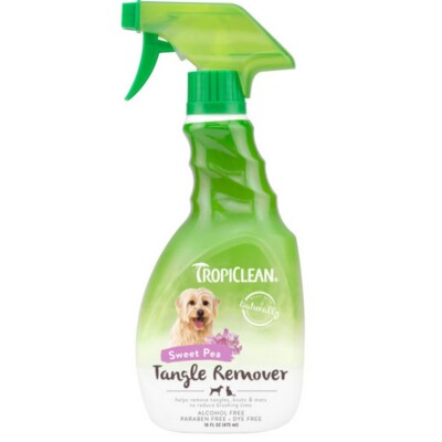 TropiClean Tangle Remover Quickly Coats Tangles Knots and Mats 473ml