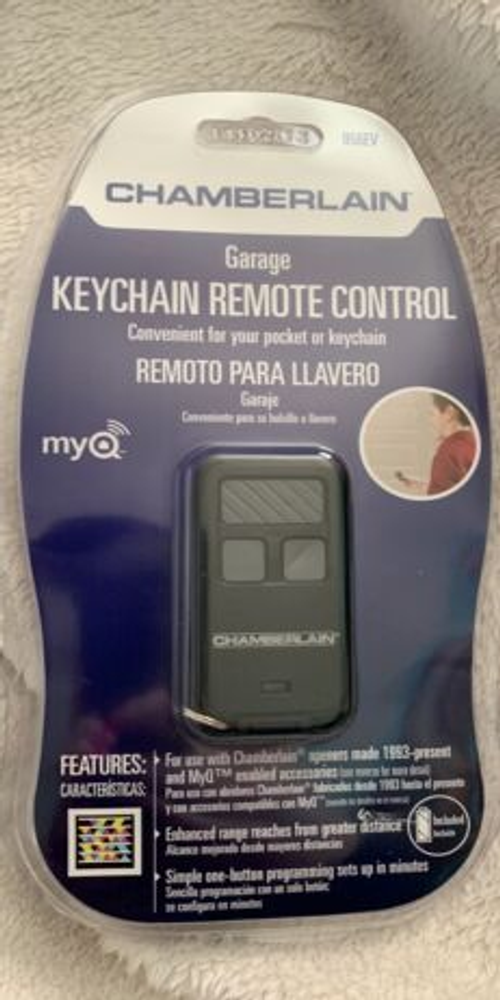 KEYCHAIN REMOTE CONTROL Chamberlain 956EV NEW! MyQ garage door opener
