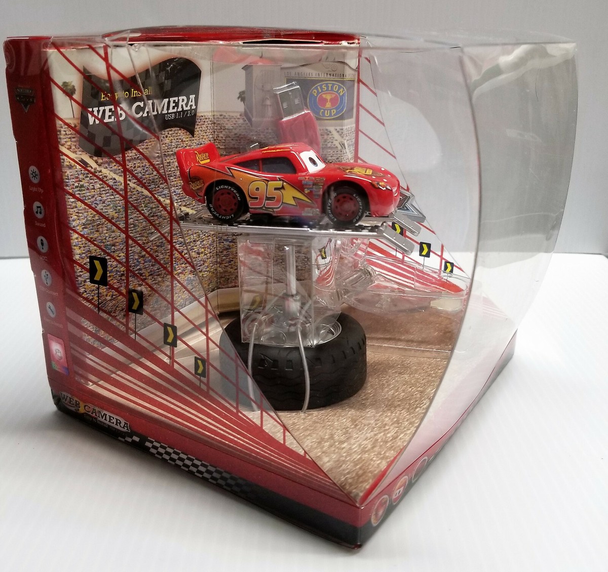WEBCAM New Vintage Disney Pixar CARS Lightning McQueen w