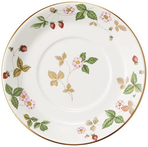 Wedgwood Bone China Wild Strawberry Pair Coffee Cup & Saucer (Delphi) 1053377 - Picture 3 of 7