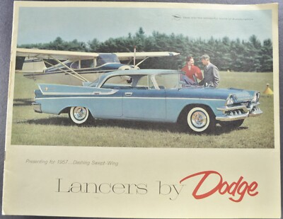 1957 Dodge Lancer Brochure Custom Royal Convertible Hardtop Nice