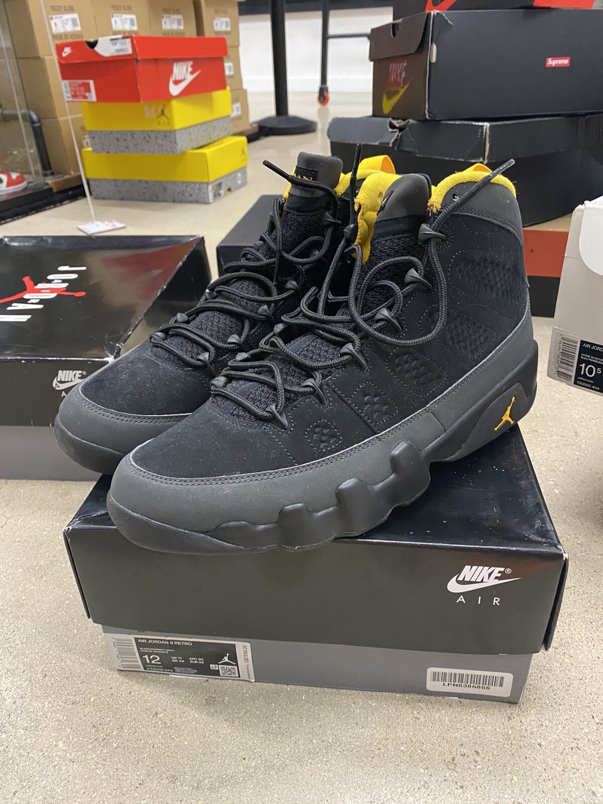 jordan 9 purple and black