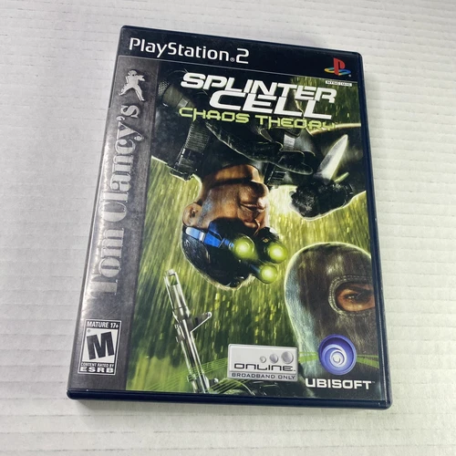 Tom Clancy's Splinter Cell: Chaos Theory (PlayStation 2) CIB W/ Manual - Tested