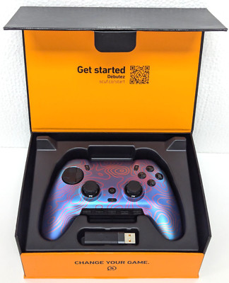 SCUF Envision Pro Wireless Controller  for PC Only Black  face Energon
