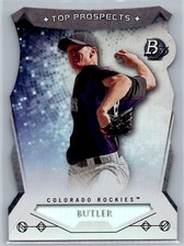 2014 Bowman Platinum #TP-EB Eddie Butler     Colorado Rockies Card
