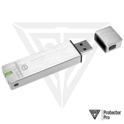 Kingston IRONKEY Iron Key Encrypted USB 1GB - Privacy, DSGVO - Protector Pro