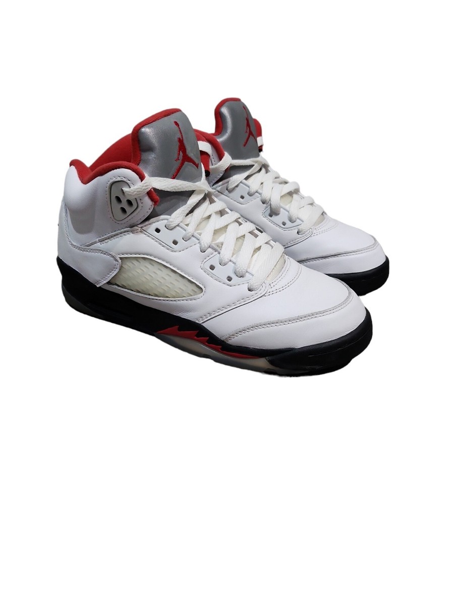 Nike Air Jordan 5 Retro GS Fire Red 2020 440888-102 Size 5Y Clean