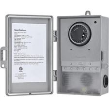 DEWENWILS Outdoor Mechanical Heavy Duty Timer Box,24Hr Programmable For Pool