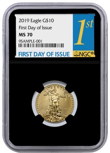 Details About 2019 14 Oz Gold American Eagle 10 Ngc Ms70 Fdi Black Core Sku55942