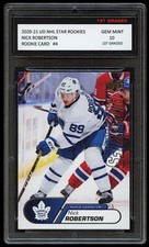 NICK ROBERTSON 2020-21 UPPER DECK UD STAR HOCKEY 1ST GRADED 10 ROOKIE CARD NHL