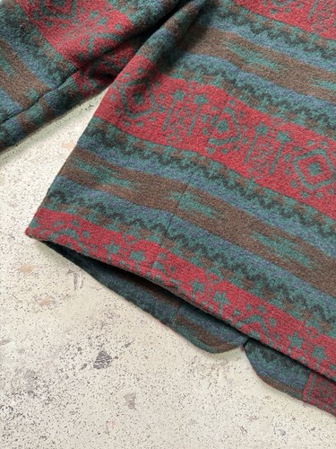 Vtg Woolrich Wool Blend Southwestern Aztec Jacket Coat USA Womens Size L - Picture 15 of 23