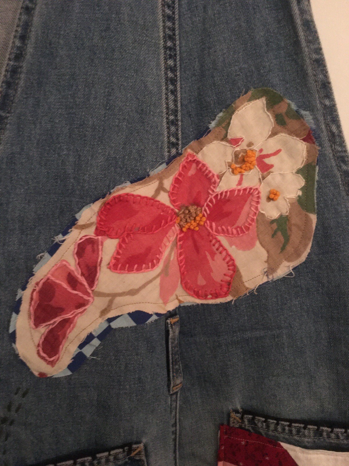 Gap Coveralls Small Patchwork - image 8