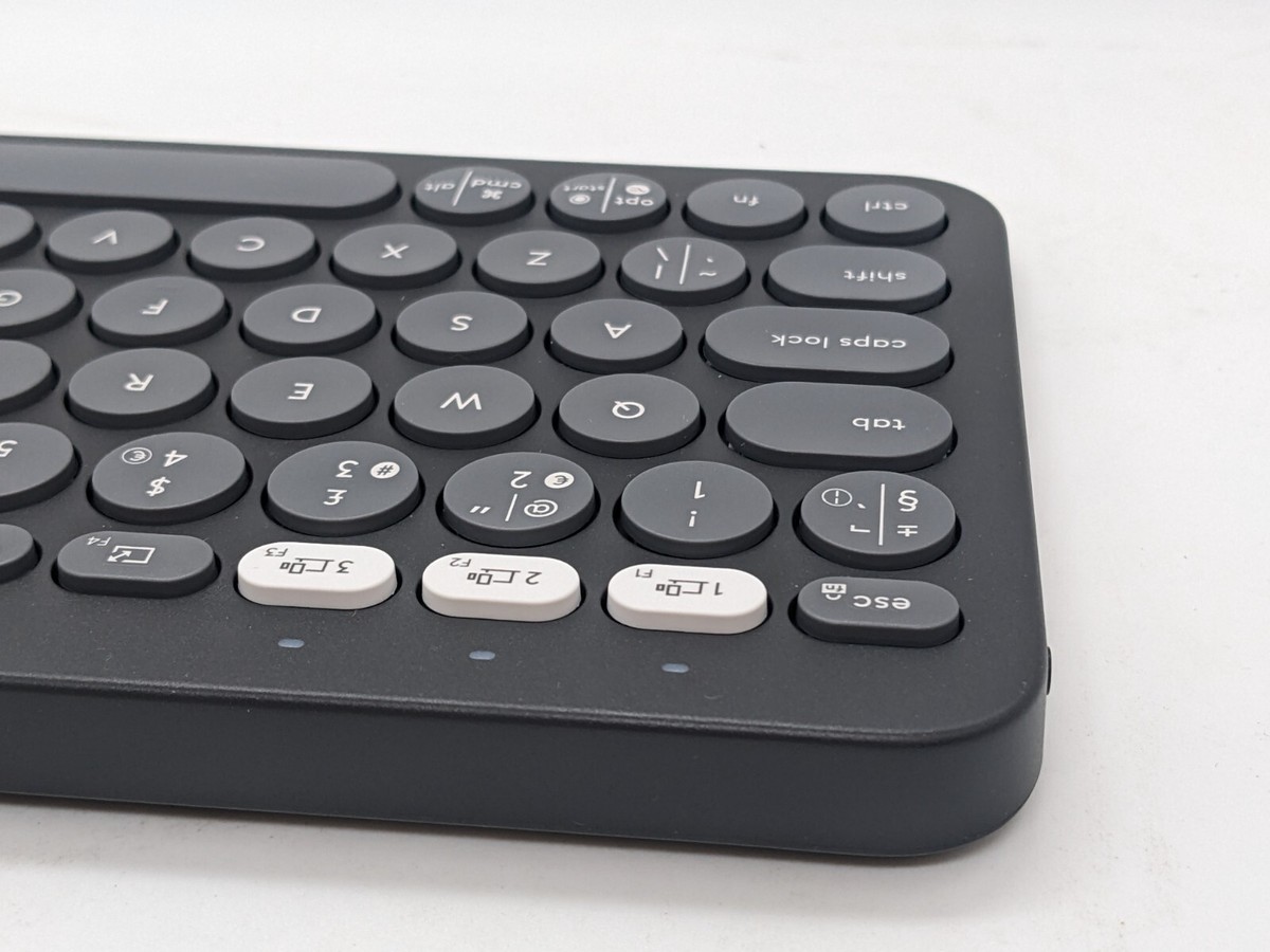 Tastiera Wireless Logitech Pebble Keys 2 K380s - Design Slim, Connessione 3 Dispositivi - Layout UK