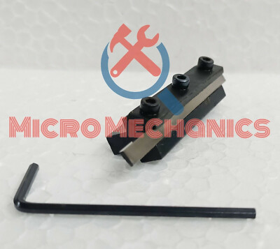 Mini Lathe Clamp Type Parting Cut Off Tool Holder 6mm Shank + HSS Blade ...