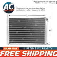 Universal Condenser Parallel Flow 16 x 23 O-ring #6 And #8 AC A/C