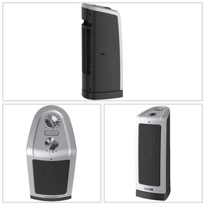 Oscillating Ceramic Tower Space Heater Adjustable Thermostat