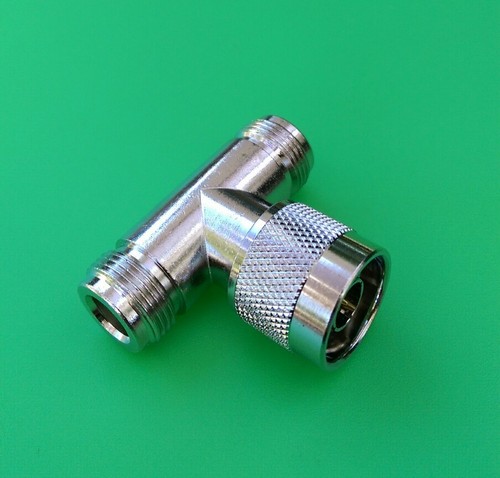(2 PCS) N TEE Type Connector - 1 Male to 2 Female - USA Seller - Picture 2 of 3