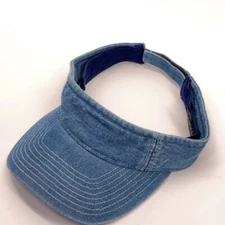 Denim Jean Blue Sun Visor Dorfman Pacific Headwear